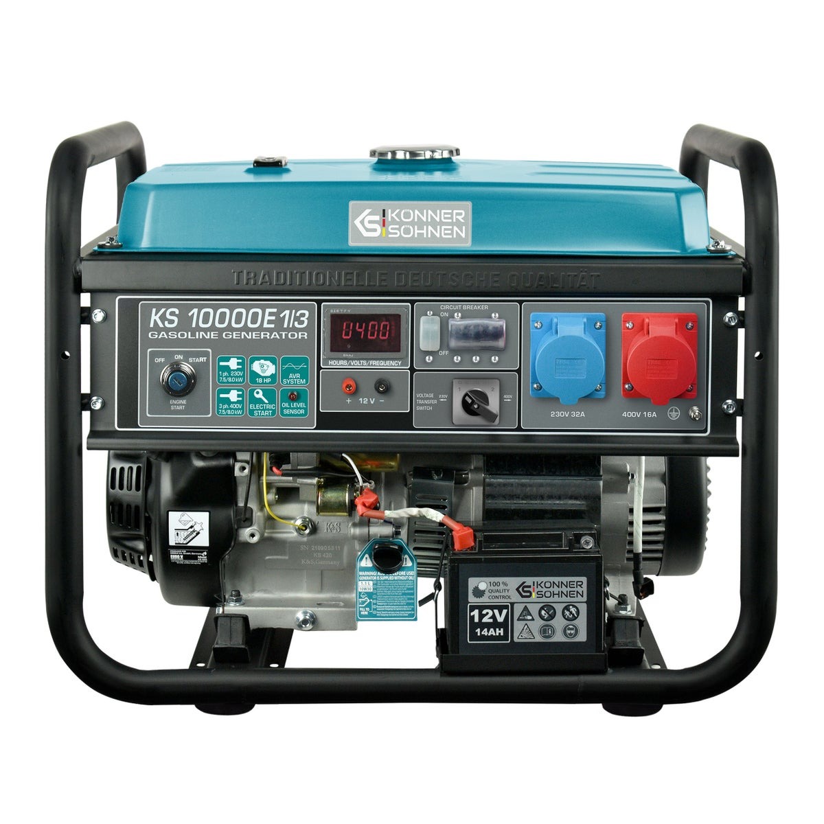 Benzin-Generator KS 10000E 1/3 Benzin-Generator KS 10000E 13