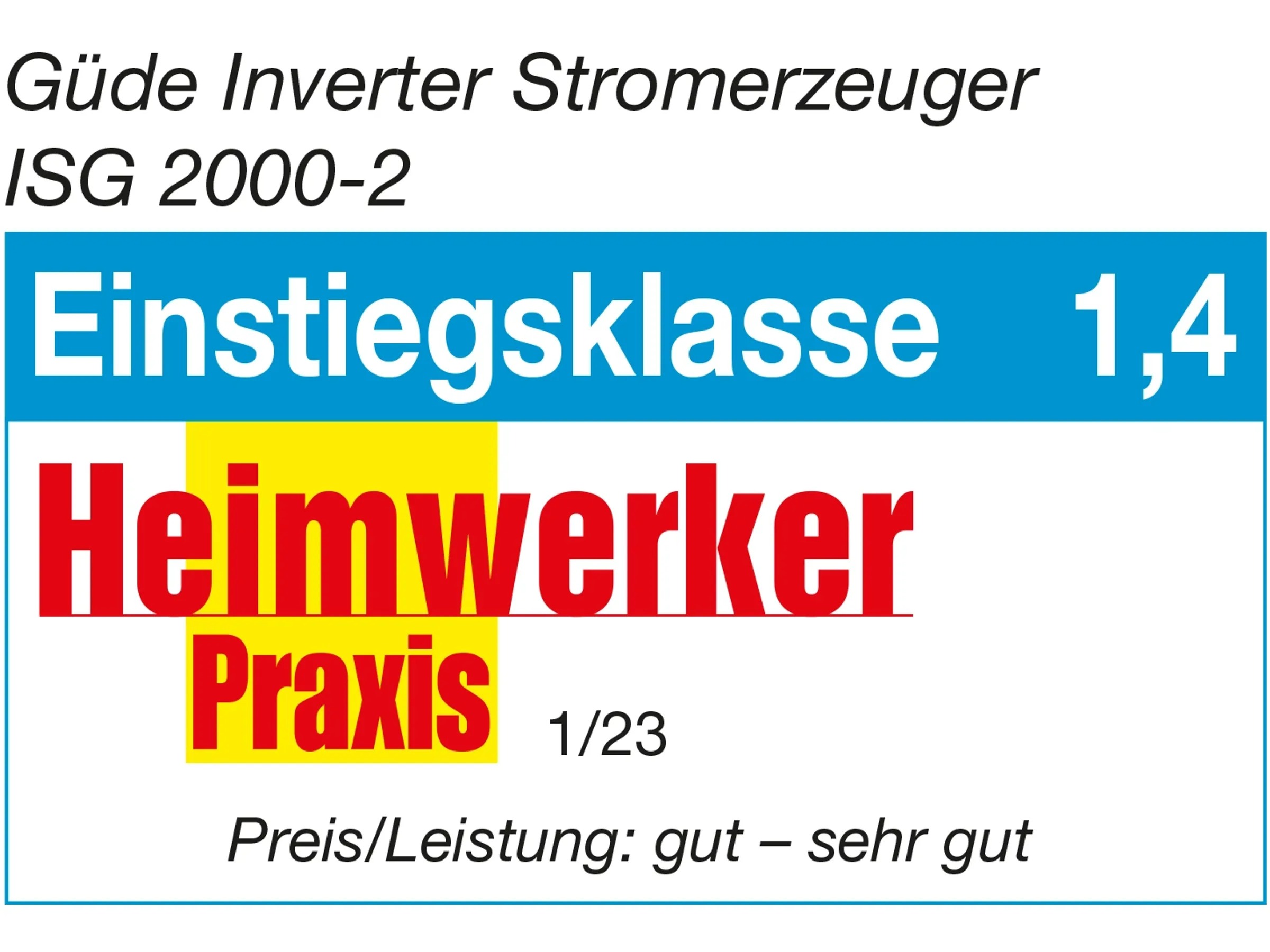 Güde Inverter Stromerzeuger ISG 2000-2 Benzin